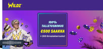 Hulppea bonus toivottaa pelaajan tervetulleeksi Wildz Casinolle