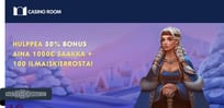 Poikkeuksellisen hulppea 1000 € bonus vain Casino Roomilta