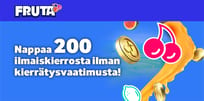 Nappaa 200 kierrätysvapaata ilmaiskierrosta Fruta Casinolla ilman rekisteröitymistä!
