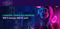 Lunasta 100 % bonus NeonVegas Casinolla ensitalletuksella ilman rekisteröitymistä!