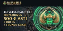 Lunasta upeat bonustarjoukset nauttien kasinopeleistä sekä vedonlyönnistä Talismania Casinolla!