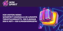 Koe voiton henki Winsprit Casinolla!