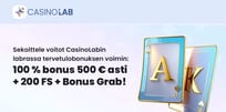 CasinoLab tarjoaa mahtavan kasinokokemuksen
