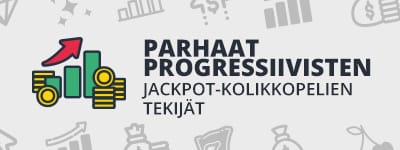 Parhaat progressiivisten kolikkopelien tekijat